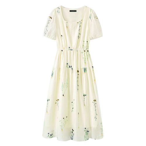 Cream Botanical Shirt Dress
RM 89